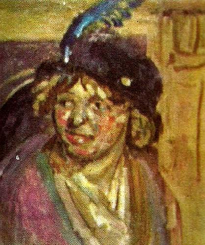 Walter Richard Sickert den bla hatten